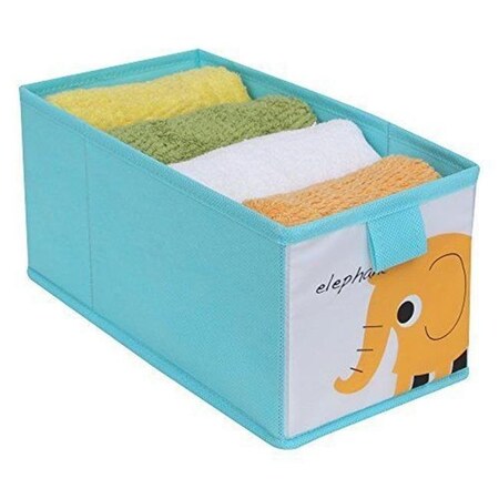 Templeton Kids Storage Box with Elephant - Blue